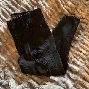 Torrid Black Bombshell Skinny crop jeans